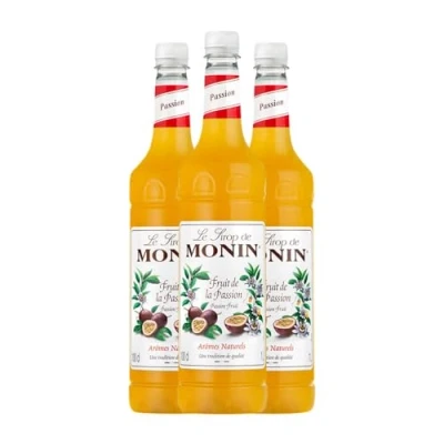 Imagen de Schnapp MoninCocktail Sirope Fruta de la Pasión PET Botella Misil 1 L (Caja 3 L)