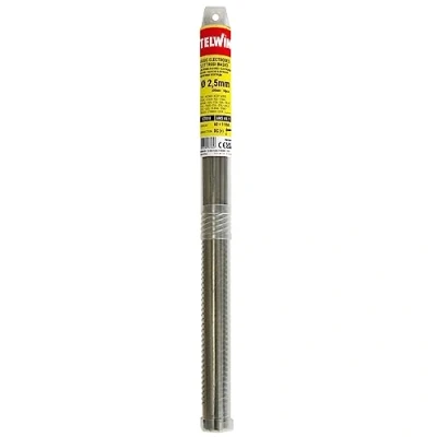 Imagen de Telwin 804569 Electrodos básicos en acero para soldar D. 2.5 mm, 10 piezas.
