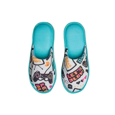 Imagen de Dedoles Pantuflas Unisex Hombre Mujer y Niños Espuma viscoelástica muchos diseños divertidos Unicornio Gatos Aguacates Planetas Salchicha Regalo, Color: Jugador, 40 41 EU