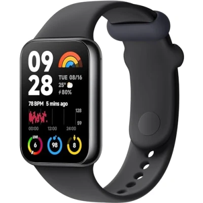 Imagen de Xiaomi Mi Smart Band 8 Pro Pulsera de Actividad, Pantalla AMOLED 1.74&quot;, Cuerpo Ligero y Ultrafino 9.99 mm, 150 Modos Deportivos, SpO2, 5ATM, Batería hasta 14 días, Negro