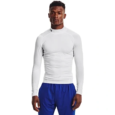 Imagen de Under Armour Langarm HG Compression MOCK Camiseta interior, Hombre, Talla: XL, Weiss