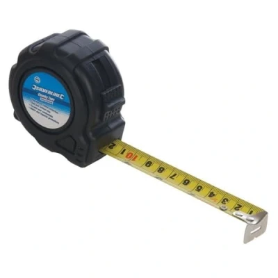 Imagen de Silverline Tools 250192 Flexómetro ancho (5 m x 25 mm)