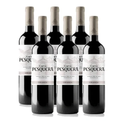 Imagen de Momentos Santiamen Vino Tinto Pesquera Crianza de 75 cl D.O. Ribera del Duero Bodegas (Pack 6 botellas)