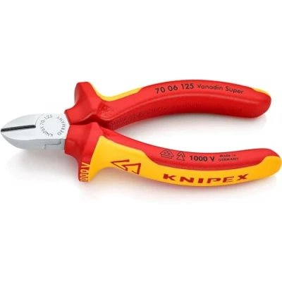 Imagen de KNIPEX 70 06 125 Alicate corte diagonal