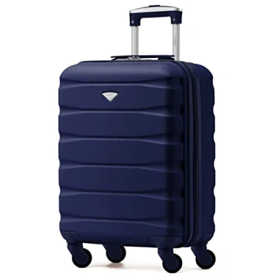 Imagen de Flight Knight Maleta Rigida Ligera de 4 Ruedas, Equipaje Mano Aprobado para Mas 60 Aerolineas como easyJet, Jet2 y Tamano Maximo Ryanair (Priority) 55x40x20cm