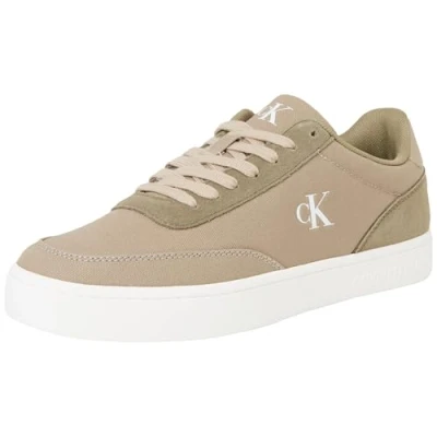 Imagen de Calvin Klein Jeans Classic Cupsole Zapatillas, Hombre, Talla: 45, Weathered teak/mermaid/eggshell Zapatos