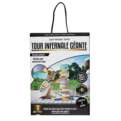 Imagen de MISTER GADGET, MG3432, Torre Infernal sostenibilidad, imponente, Juego Ultra lúdico y Agradable, Papel, Multicolor, Grand Format