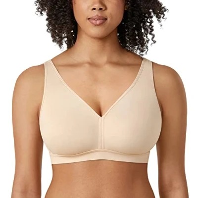 Imagen de AISILIN Sujetador sin Aros Talla Grande Relleno Cómodo para Mujer Beige 120G