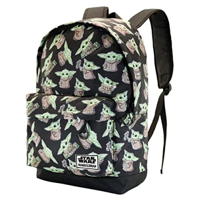 Imagen de Star Wars Mochila HS FAN, 30 x 43 cm, Capacidad 22 L, Grogu Multicolor
