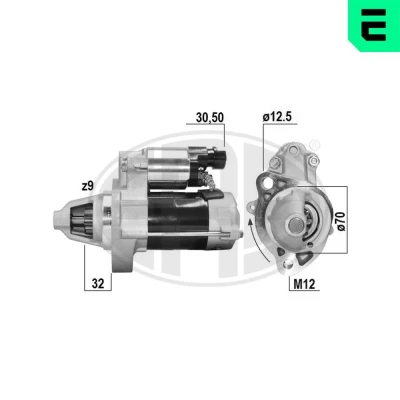 Imagen de ERA 221073A Motor de arranque 12 0,8 9