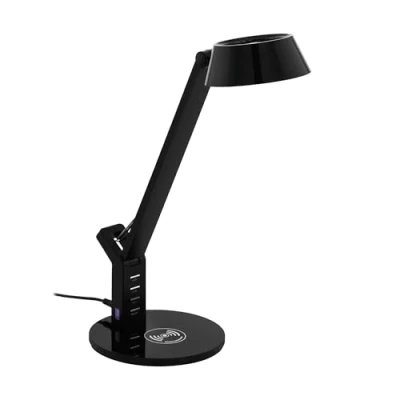 Imagen de EGLO Lámpara de mesa LED Banderalo CCT dim QI negro
