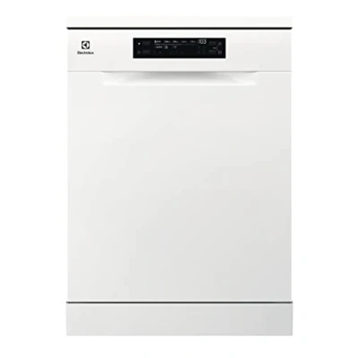 Imagen de Electrolux ESS47420SW Lavavajillas de 60 cm, 13 cubiertos, Sistema AirDry, Programa Auto 30 min, Display XL, Función Extrahigiene, Brazo Aspersor Satélite, Softspikes, 44 dB(A), Blanco, Clase C