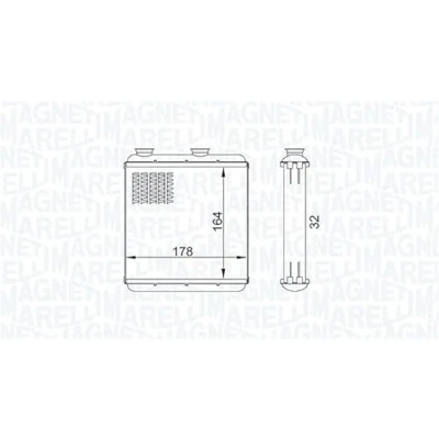 Imagen de MAGNETI MARELLI 350218434000 Radiador de Calefaccion