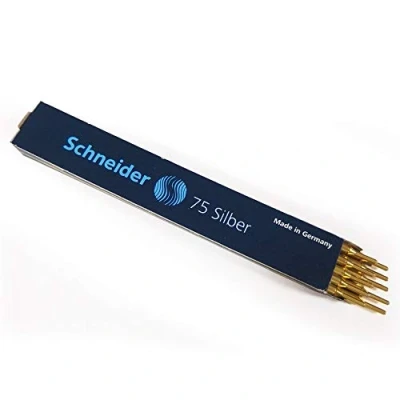 Imagen de Schneider Refill 75 Silver Ball point Refills Pack of 10