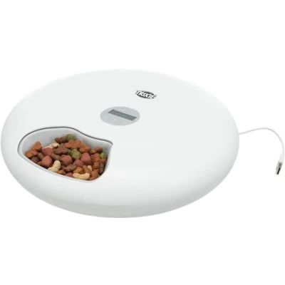 Imagen de Trixie TX5 Plus 1 dispensador automático de alimentos, 6 x 0,18 l, 32 8 cm, color blanco