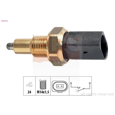 Imagen de EPS 1.860.256 Interruptor, piloto de marcha atrás Made in Italy OE Equivalent AUDI: A4 B5 Avant, Berlina, B7 Avant