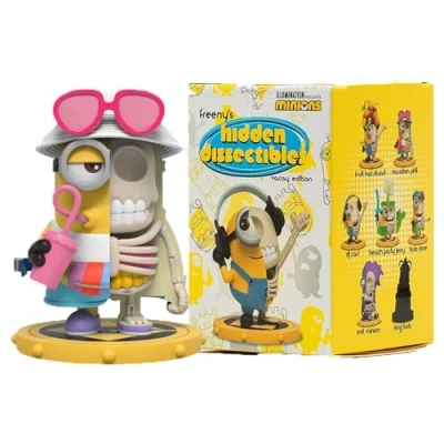 Imagen de Mighty Jaxx Freeny&#039;s Hidden Disectibles Minions Edición Vacaciones Figuritas coleccionables de Juguete en Caja Sorpresa. Un Paquete: Contiene una Figura aleatoria