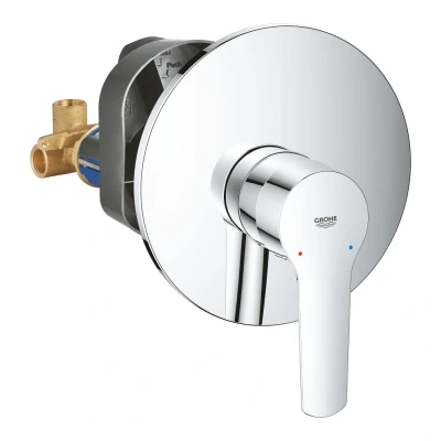 Imagen de GROHE Start Quickfix Grifo de baño mural con teleducha, cromo, ref. 32590002