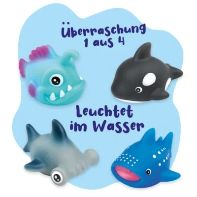 Imagen de moses. Animales de baño Luminosos para niños, Marinos con función Luminosa, a Partir 4 Meses, Producto Aleatorio, Multicolor, 38154