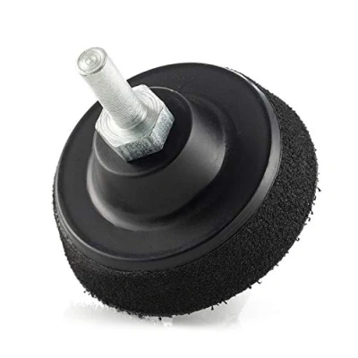 Imagen de Glass polish 2 pulgadas (50 mm) disco con velcro (con el accesorio de perforación), gancho y bucle respaldo la almohadilla, lijado, capa espuma 10 mm