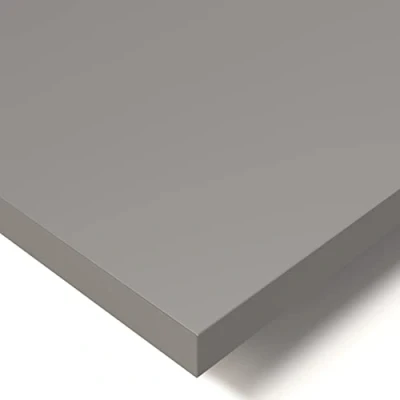 Imagen de POKAR Tablero para Escritorio, Mesa Comedor, de Salón, Cocina, Gris Oscuro, 140 x 80 2,5 cm