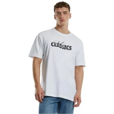 Imagen de Urban Classics LOGO Heavy Oversized Camiseta estampada, Hombre, Talla: Large, White
