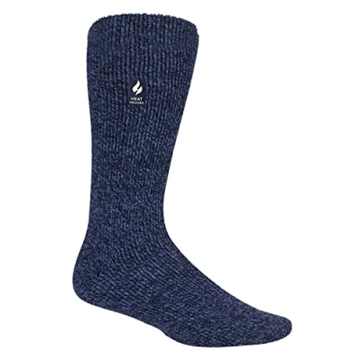 Imagen de HEAT HOLDERS calcetines térmicos originales de 2,3 tog para hombre y mujer, 3 tamaños, gruesos cálidos invierno, ideales Raynauds, azul vaquero, 6 11