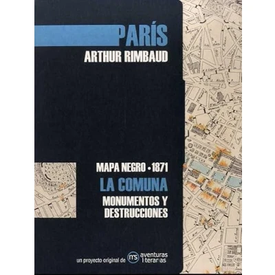 Imagen de París. La Comuna: Mapa negro 1871 (SIN COLECCION)