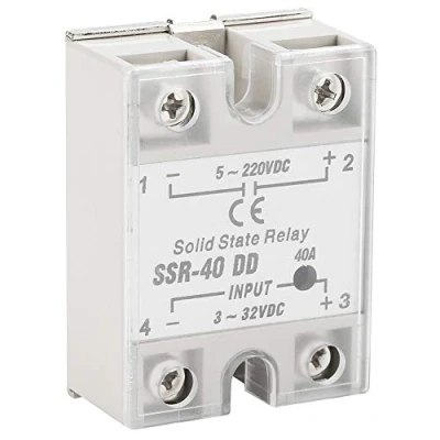 Imagen de Relé de estado sólido, SSR 40 DD 40A 5 220VDC sólido para procesos automatización industrial