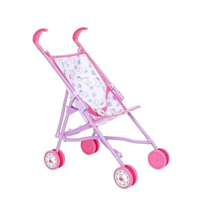Imagen de Peppa Pig Sillita de Paseo muñecos Tipo Paraguas Fácil Plegar Ocupa Poco Espacio Altura 53,5 cm (Deqube 931PEPA3794)