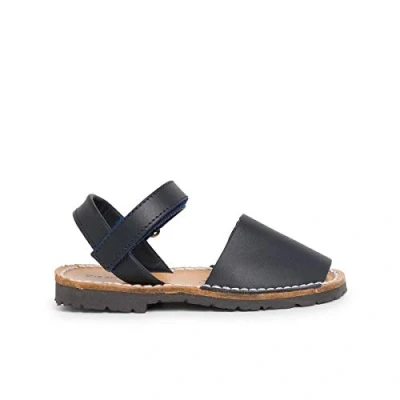 Imagen de Pisamonas Menorquinas Niños Avarcas Napa Cinta Adhesiva Size 28 Color Azul Oscuro