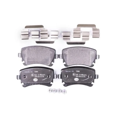 Imagen de HELLA 8DB 355 015 951 Juego de pastillas freno no preparado para indicador desgaste con tornillos pinza accesorios AUDI: A6 C6 Berlina
