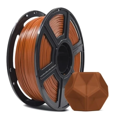 Imagen de FLASHFORGE filamento para impresora 3D, PLA PRO de 1,75 mm, bobina 1 kg, precisión dimensional +/ 0,02 mm impresoras 3D FDM, mejor tenacidad y sin nudos (marrón)