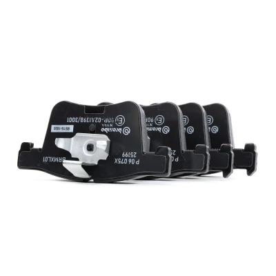 Imagen de BREMBO P 06 075X Juego de pastillas freno preparado para indicador desgaste sin accesorios BMW: 4 Gran Coupe, 3 Berlina, X3 norauto, oscaro, mister