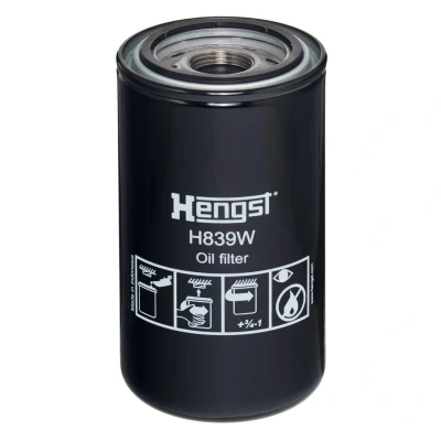 Imagen de HENGST FILTER H839W Filtro de aceite 1 1/8 16UN enroscable