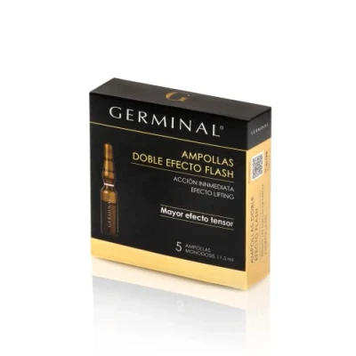 Imagen de Germinal Sérum Facial Doble Efecto Flash con Proteínas de Maíz y Extractos Ginseng, 1.5 ml x 5 Ampollas