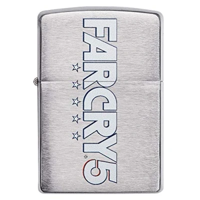 Imagen de ZIPPO Encendedor de tormenta Far Cry® 5, Color Image, Cromo Cepillado, Recargable, en Caja Regalo