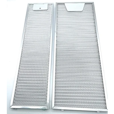 Imagen de ELECTROTODO Set de 2 filtros compatibles con campana extractora TEKA TL1 62 (13,7 x 50,0cm /19,4 50,0cm)