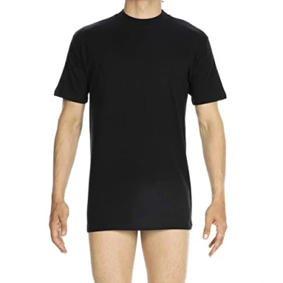 Imagen de HOM Camiseta de Hombre Cuello Redondo Harro New Black COMBINACIÓN M014, 4 (S)