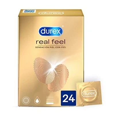 Imagen de Durex Preservativos Real Feel 24 Condones Sensitivos sin Latex (3052852)