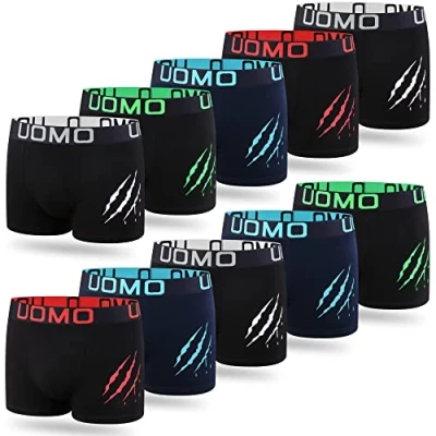 Imagen de L&amp;K Pack de 10 Calzoncillos Tipo bóxer para Hombre Retro con Estampado Grande Verano 2022 algodón 1121 M