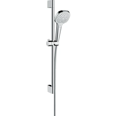 Imagen de Hansgrohe 26580400 Croma Select E 110 Multi set de ducha, 0,65m, 3 tipos chorro, blanco/cromo