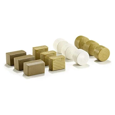 Imagen de siku 2463, Surtido de pacas, 1:32, Plástico, Dorado/Blanco, 3 x 4 tipos diferentes