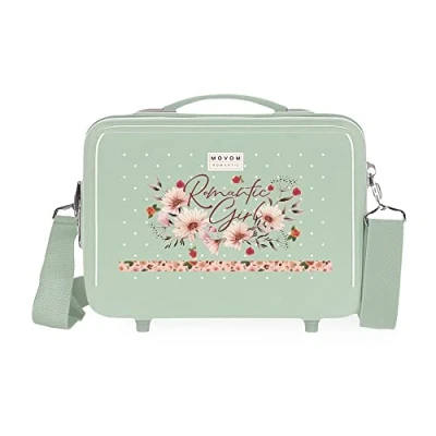 Imagen de Movom Romantic Girl Neceser Adaptable con Bandolera Multicolor 29x21x15 cms Rígido ABS 9,14L 0,6 kgs