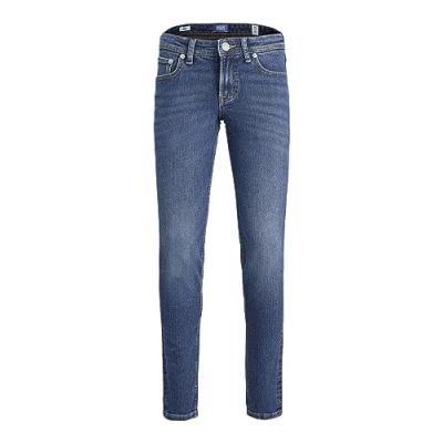 Imagen de Jack &amp; Jones Junior Jjiglenn JNR Vaqueros slim fit para niños, Talla: 134, Blue denim