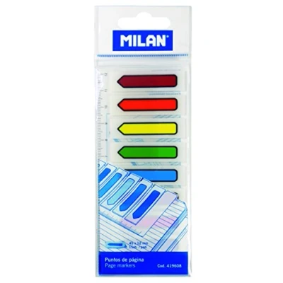 Imagen de MILAN Puntos de página forma flecha 8 colores, M419608