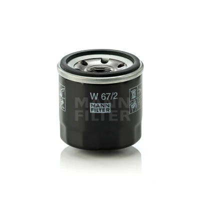 Imagen de MANN FILTER W 67/2 Filtro de aceite 3/4 16 UNF con válvula bloqueo retorno enroscable SUZUKI: Baleno I Berlina, Super Carry Furgón, Alto VII