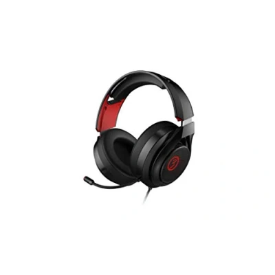 Imagen de Cascos Gaming Ozone Rage X40 Auriculares con microfono Sonido 7.1 Virtual, Software, Altavoces 50m, LED rojo, Diadema Ajustable, Controlador, Compatible PS4, Ergonomico, Negro