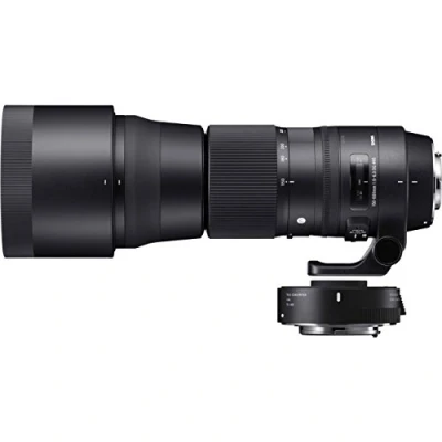 Imagen de SIGMA ZB955 Objetivo 150 600mm F5 6.3 Contemporary +TELE CONVER.TC 1401 para Nikon, color negro