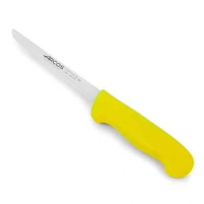 Imagen de Arcos Serie 2900 Cuchillo Deshuesador Hoja de Acero Inoxidable NITRUM 160 mm Mango inyectado en Polipropileno Color amarillo